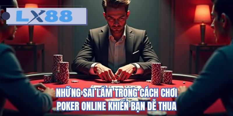 Những sai lầm trong cách chơi poker online khiến bạn dễ thua